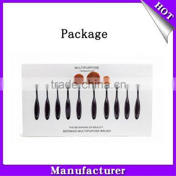 Best Personalized10Pieces Custom Logo Cosmetic Brush Makeup Brushes photo-2
