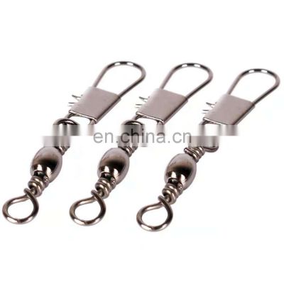 Stainless steel snap Brass barrel fishing swivel