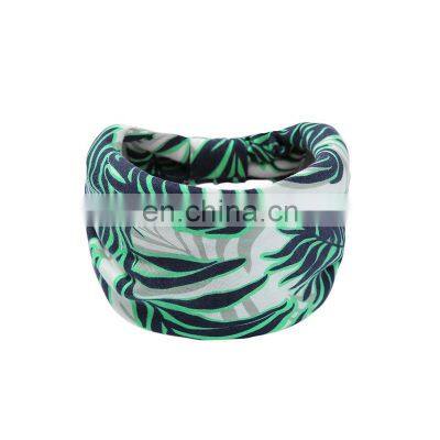 Popular New Printed Flower Turban Hairband Headband With Button photo-5