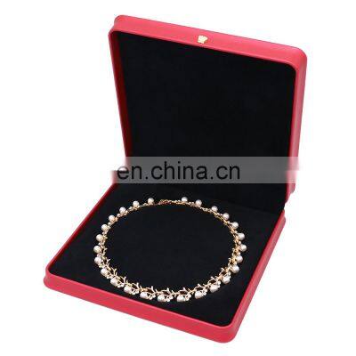 Supplier Romantic Velvet Insert Pendant Ring Holder Case PU Leather Bangle Jewelry Box photo-3