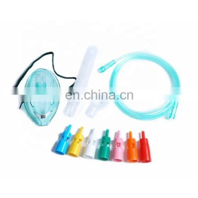 Wholesale different sizes of  seven colors oxygen venturi mask