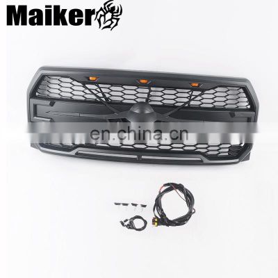 ABS Grille Honey Comb Front Bumper Grille for F150 pick up grille with light for F-150 accessories