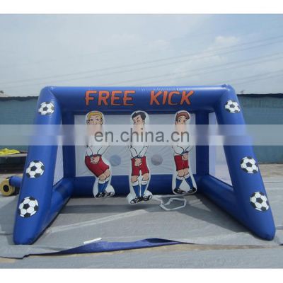 Hot selling outdoor inflatable soccer goal game new inflatable soccer field for sale