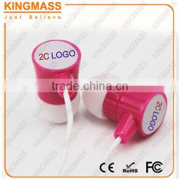 shenzhen In ear wireless cheap stereo earphone For epoxy Logo Printing