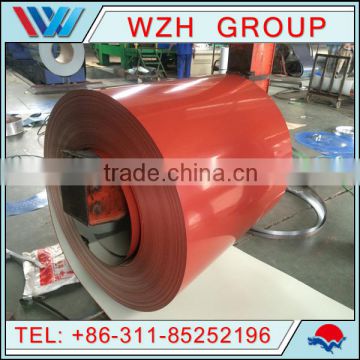 hot sale! galvanized painted (red oxide) roll g60 0.38mm x 1200mm ppgi steel coil