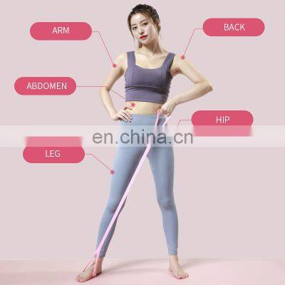 Yoga Gym Fitness Elastic Resistance Tube Chest Expander 8 Shaped Figure 8 Resistance Band photo-4