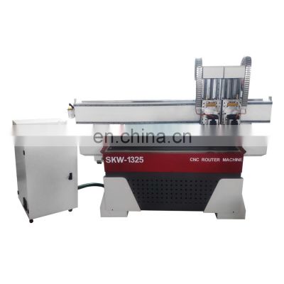 SENKE   High efficiency 3-Axis CNC Wood Fitting Cutting Machines with Double Heads