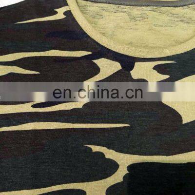 Best Selling Great Shaped Army Camo T Shirt For Men Custom Printing Camouflage T Shirt photo-3