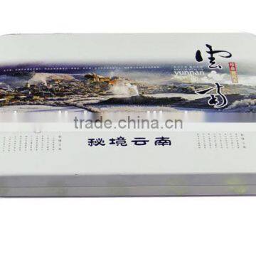 Custom Square China Tin Tea Box