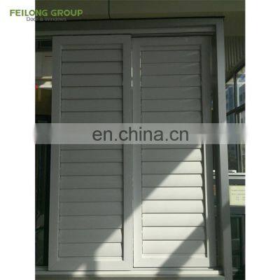 Interior Decorative House Security Shutter Windows Aluminum Louver Window Plantation Shutters photo-4