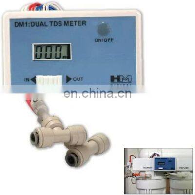 Dual Inline ro Water Purifier Tds Monitoring Tds Conductivity Monitor for RO Water Treatment System With 2 Probes photo-3