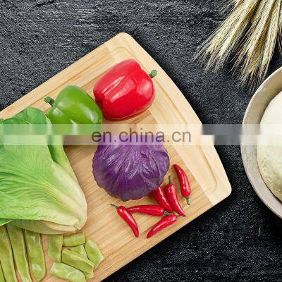 Best Christmas Extra Large Bamboo Cutting Board Organic Wood Butcher Block Wooden Carving Chopping Board photo-4
