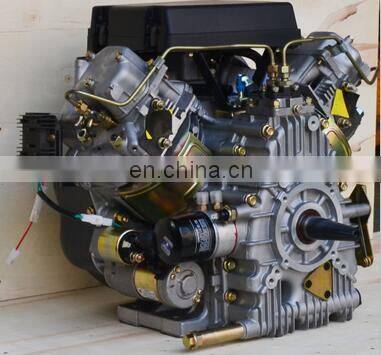 High Quality Small Air Cooled 2 Cylinders 4 Stroke SCDC Diesel Engine R292/R2V88 photo-4