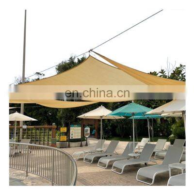 HDPE Anti-UV sun cover Shade Sails Outdoor Activities car parking cover waterproof shade sail