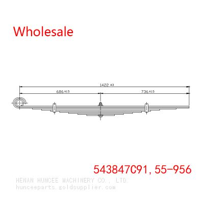 543847C91, 55-956 Navistar Front Axle Leaf Spring Wholesale