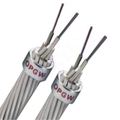 Best Price Fiber Optic Cable OPGW Backbone Laminated Layer Stranded Outdoor Single mode24 48 72 96 Fo Core