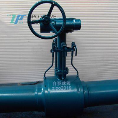 API6D Underground fully welded ball valve with stem extension