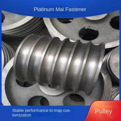 Transmission Cast Iron Pulley, V-belt Pulley, Type a and Type b, Single-groove and Double-groove, Motor Belt Pulley, Agricultural Machinery Pulley. photo-2