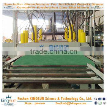 Kingsun Highest-quality Quartz Stone Pressing Machine / Pressing Machinery used for Quartz Stone Slab /Stone pressing machine