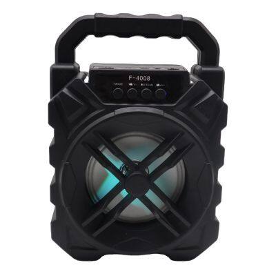 Portable FM Radio AUX Audio Voice Recording for Teachers Instructor Handheld RGB Speaker