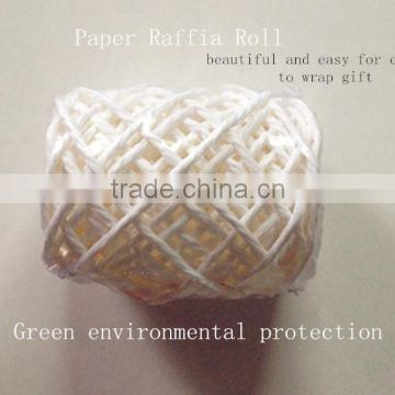 White Hemp Rope Ribbon Roll / Paper Rope For Gift Wrapping or Everyday Packing