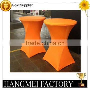 Outdoor round high bar wedding table cloth & cocktail table cloth wedding