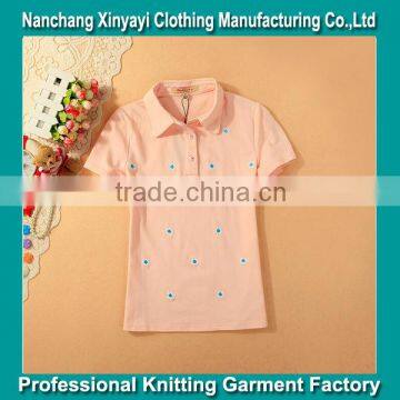 2015 new design business polo/polo t shirt with free style from NanChang garment factory