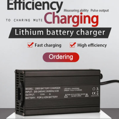 60V 58.8V 6Ah Lithium li Ion Lead Acid Battery Charger for Lipo4 Electric Scooter Golf Cart Motorcycle photo-3