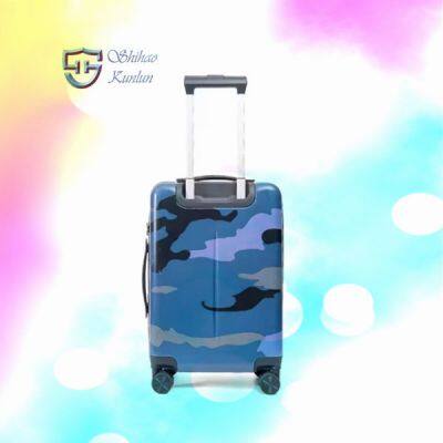 Factory Supply Abs Trolley Suitcase Folding Luggage Travel Suitcase Lightweight Luggage With Four Wheels photo-3