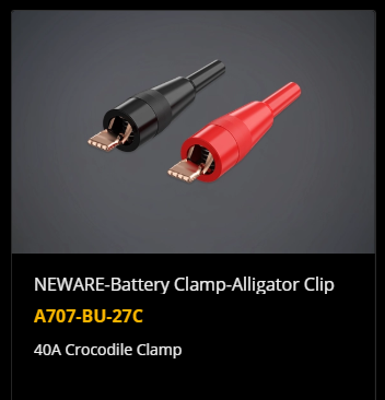 Neware clamps for different POUCH cell testing