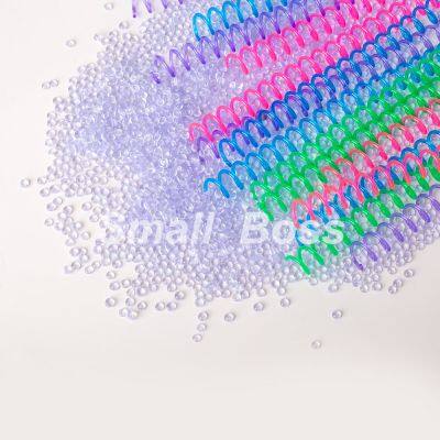 Spiral Coil Notebooks Clear Transparent PVC Compound Granules