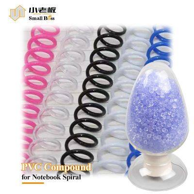 Office Documents Papers Plastic Spiral Binding Coils PVC Binding Kit Spirals PVC Compound Pellets