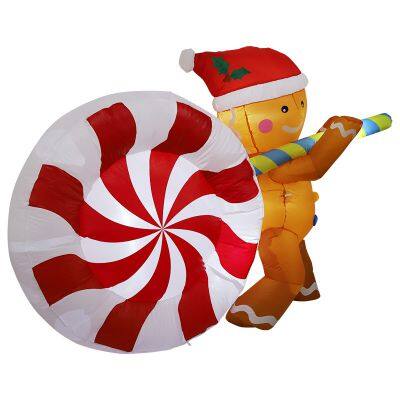 Holiday yard inflatable with Inflatable snow globe – Perfect for Xmas Decor