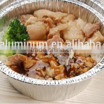Take-away aluminum foil bowl with lids