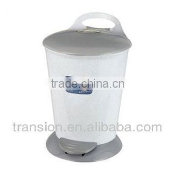 Fashionable garbage bin pedal trash bin