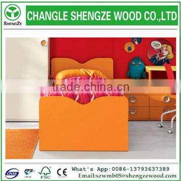 colorful fashion children furniture wooden bed models