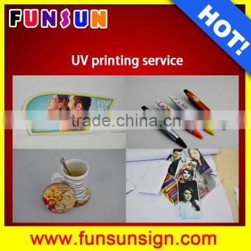 Pen CD plasctic printing services colorful pattern as your choice by A3 UV flatbed printer 1440dpi