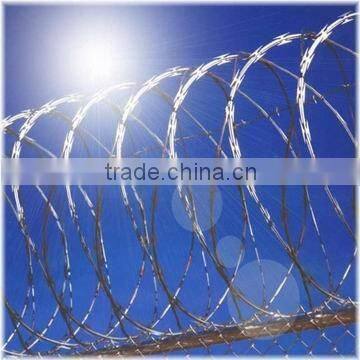 galvanized barbed wire