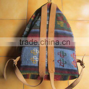 Leather/Wool Backpack photo-2