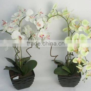 Best Selling Indoor Decoration Artificial Flowers Fake Orchid photo-5