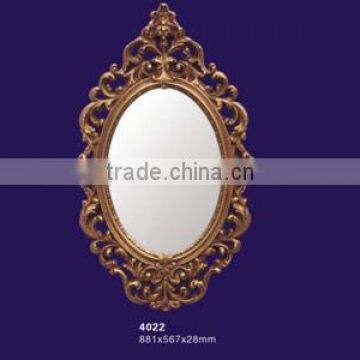 Antique design polyurethane decor PU decoration for interior big decorate wall mirror frame