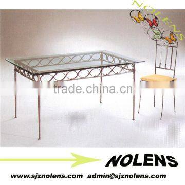Hebei Metal Garden Table And Chair Cheap Outdoor Cast Iron Garden Furniture