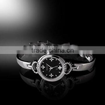 2015 Brand New Fashion Ladies Pearl Bracelet Watch Lady Quatz Watch Black LD024 photo-6