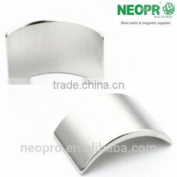 Custom high quality arc neodymium speaker magnet