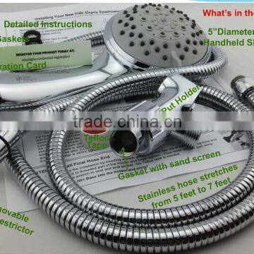 5Spray H5+ 2.5GPM Handheld Shower Head