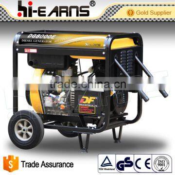 6.5KW Portable Open Frame Model 8KVA Diesel Generator photo-3