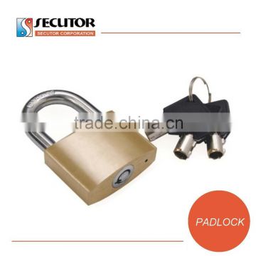 High Quality Double Locking Tubular Key Brass Padlock