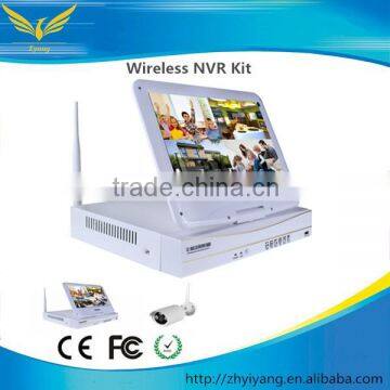 4CH NVR IP wifi wireless security camera NVR wireless cctv kit