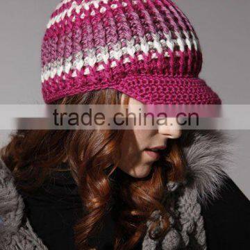 fashion lady's knitted ear hat