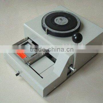 plastic card printer embossing